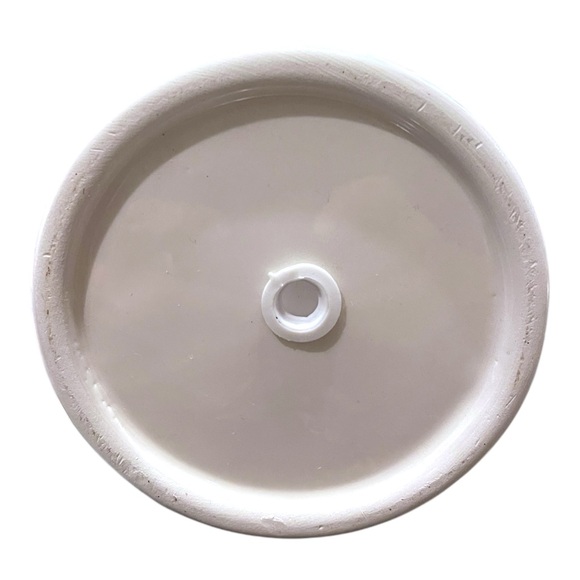 Adorable Porcelain Black & White Puppy Herb/Succulent planter By HORIZON GROUP - Picture 8 of 8